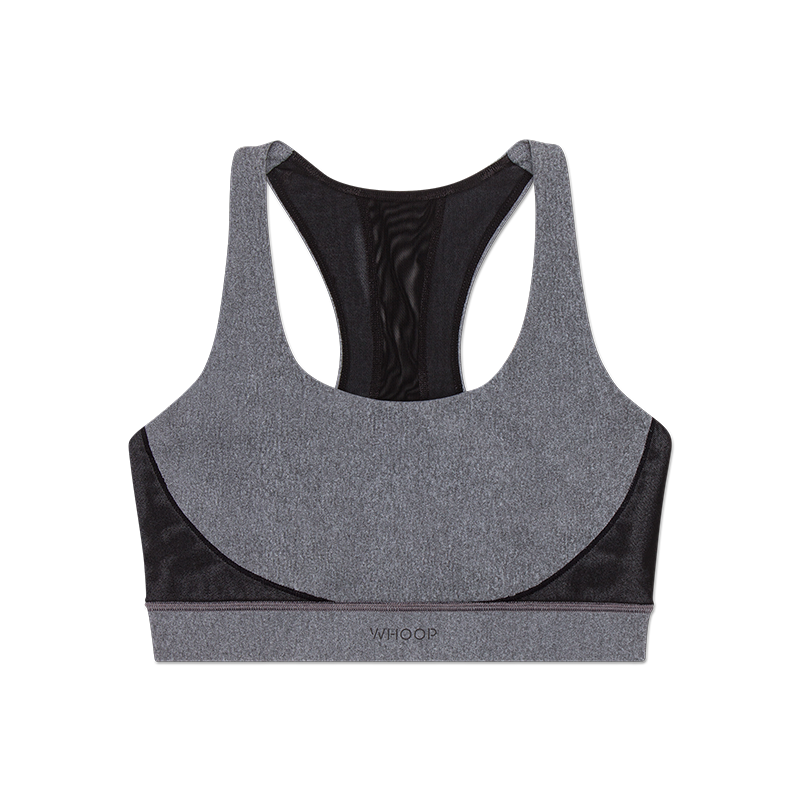 Heather Grey ANY-WEAR™ Sports Bra | Smart Apparel