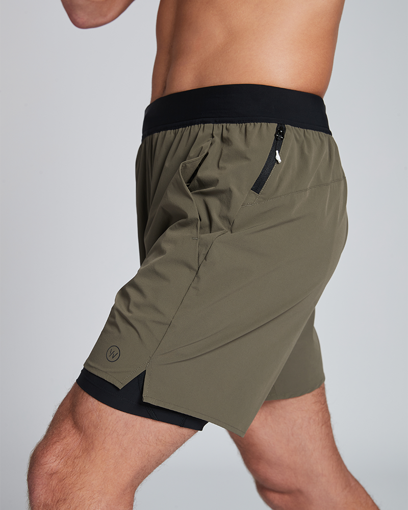 Olive ANY-WEAR™ Short | Smart Apparel