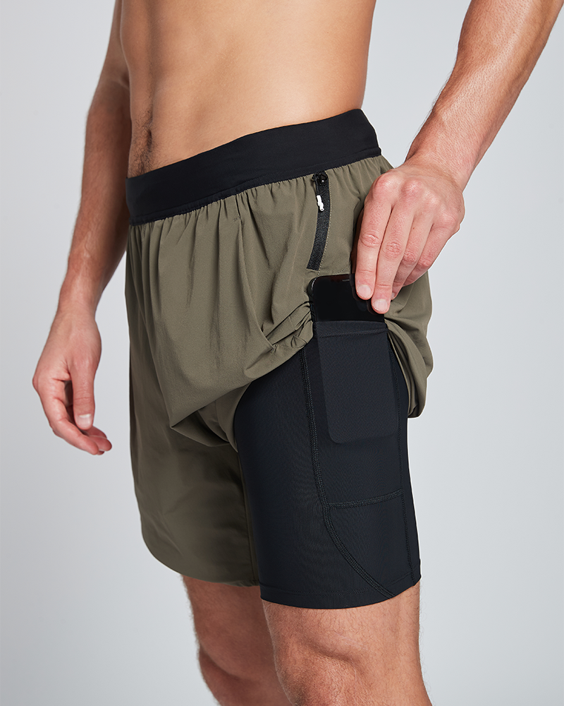 Olive ANY-WEAR™ Short | Smart Apparel