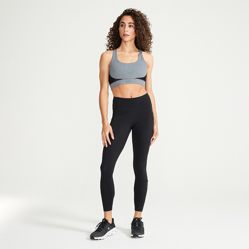 Heather Grey ANY-WEAR™ Sports Bra | Smart Apparel