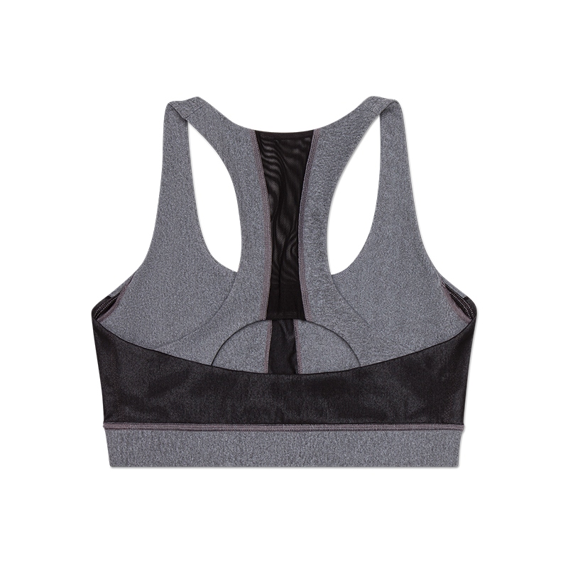 Heather Grey ANY-WEAR™ Sports Bra | Smart Apparel